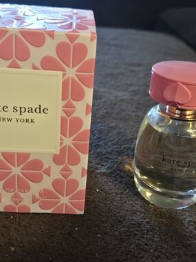 kate spade Pink-Accented Floral Perfume Bottle and Box